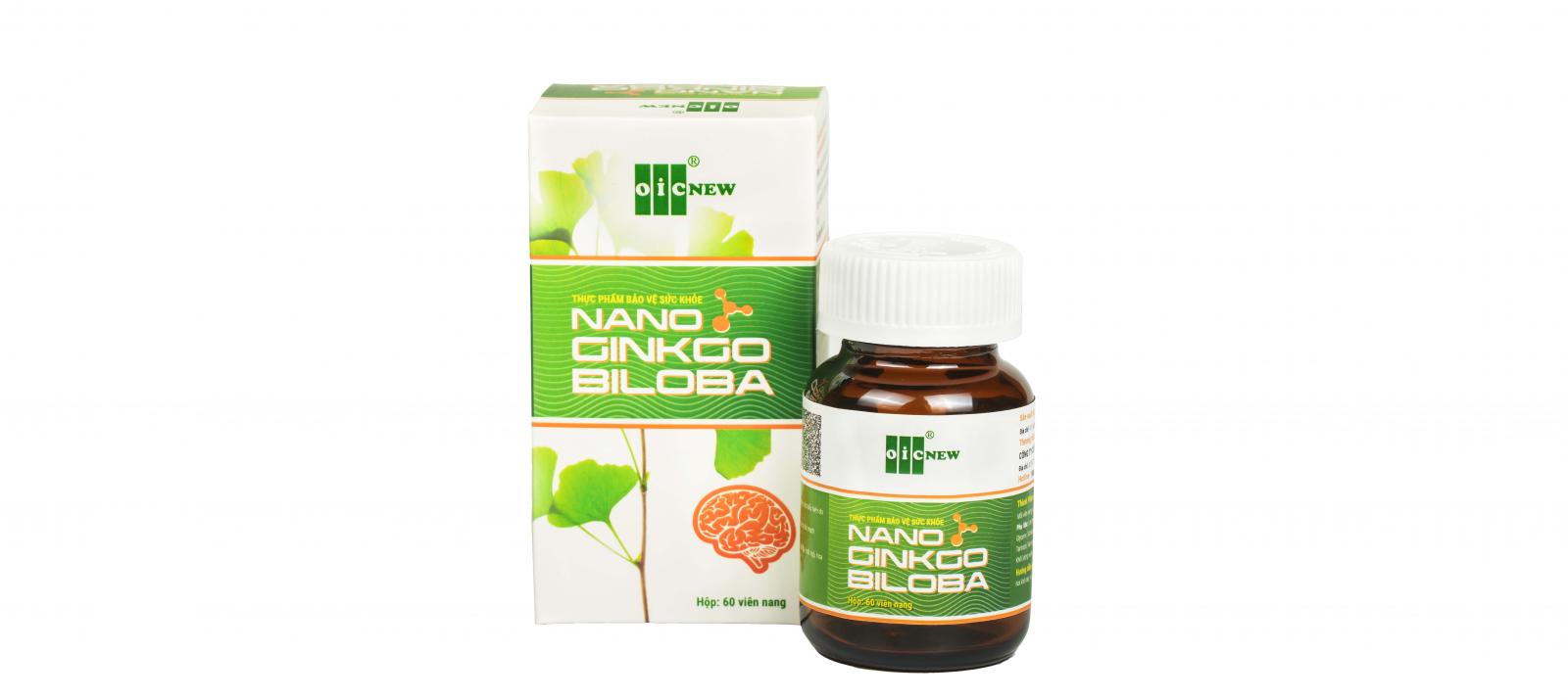 Nano Ginkgo Biloba OIC (60 capsules)